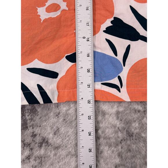Marimekko Uniqlo Pant Set XS / S Womens Floral Print Button Top Straight Leg - Picture 7 of 13
